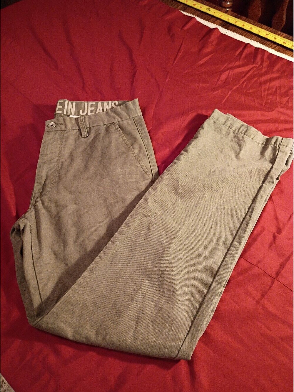 Calvin Klein Jeans Men's Khaki Dress Pants Size 33 Waist